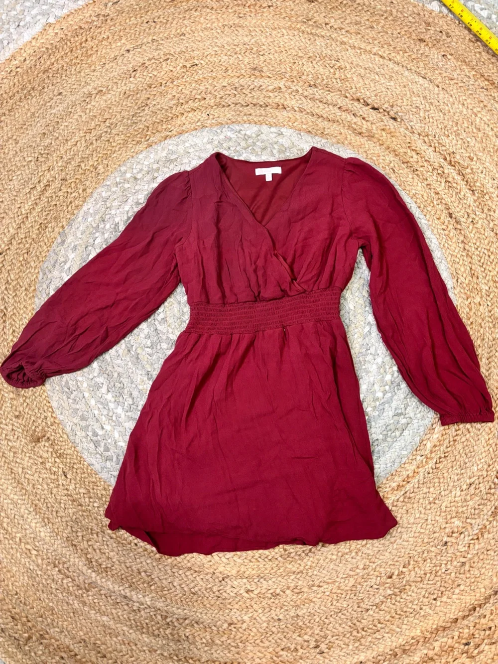 GB girls Rosewood Red Knit Dress